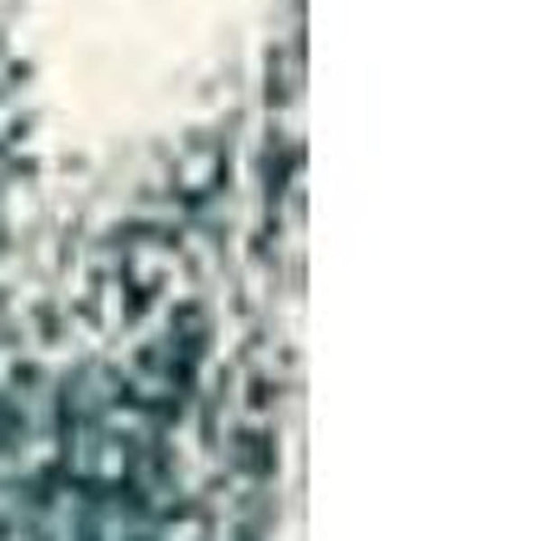 HomeRoots 13' Blue and White Abstract Shag Rug – Luxurious, Durable Textured Runner for Hallways and High-Traffic Areas 20' Runner 487597