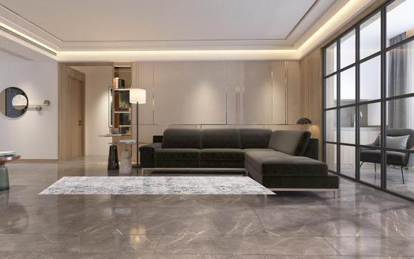 Homeroots 2' X 10' Cream Damask Power Loom Stain Resistant Area Rug  Polyester,Cotton 487611