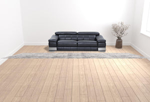 Homeroots 2' X 20' Cream Damask Power Loom Stain Resistant Area Rug  Polyester,Cotton 487614