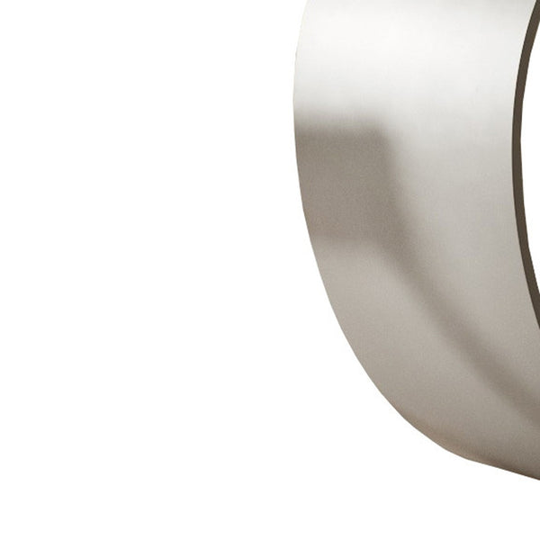 Homeroots 95" Clear And Grey Rectangular Glass And Metal Dining Table   487884