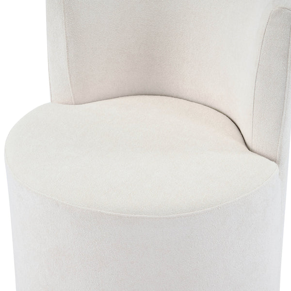 English Elm Christopher Knight Home® - Modern Swivel Upholstered Side Chair In Beige - Stylish, Comfortable, And Space-Saving Design For Any Room N768P331578B