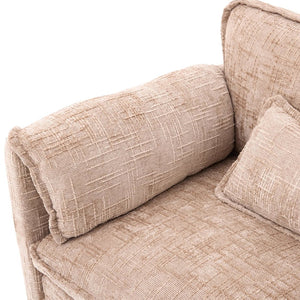 English Elm United We Win 112" Oversized Modular Chenille Sectional Sofa With Storage Ottoman & Usb Charging Ports W1568S00183-GIGA