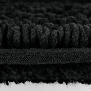 English Elm 1 Heavyweight Cotton Tufted Bath Rug Reversible Spa Grade Absorbent Floor Mat Black B035P319569