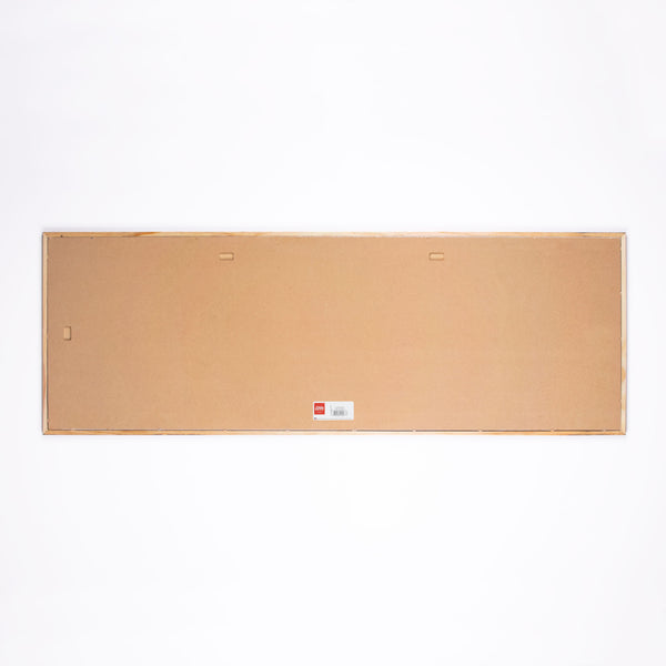 Homeroots 16" X 45" Brown And White Be Still And Know Solid Wood Wall Decor  Solid Wood 488044