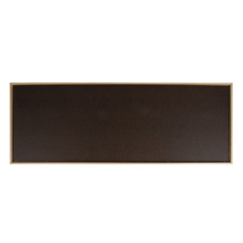 Homeroots 17" Solid Wood Wall Decor - "Always Kiss Me Goodnight" - Stylish Brown & Black Accent For Your Home  Solid Wood 488047