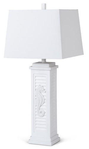 Homeroots Set Of Two 32" White Table Lamp Coastal With White Shade   488370
