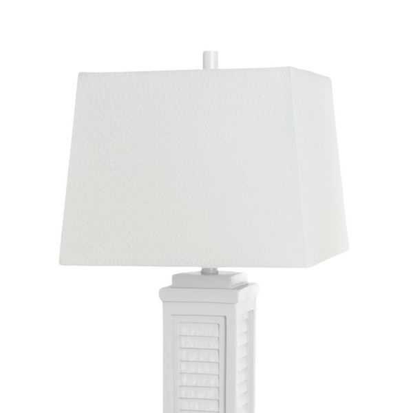 Homeroots Set Of Two 32" White Table Lamp Coastal With White Shade   488370