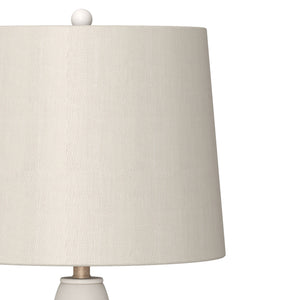 Homeroots Set Of Two 27" Natural White And Blue Novelty Table Lamp Coastal With Off White Empire Shade   488382