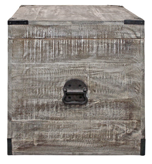 Homeroots 20" Gray Solid Wood Square End Table   488538