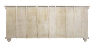 HomeRoots 71" Elegant Beige Solid Wood Sideboard with Ample Storage and Classic Design for Any Room 488630