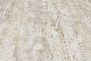 HomeRoots 81" Solid Wood Trestle Dining Table - Rustic Antiqued Charm for Stylish Gatherings & Everyday Use 488689