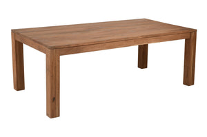 Homeroots 84" Natural Rectangular Solid Wood Dining Table   488700