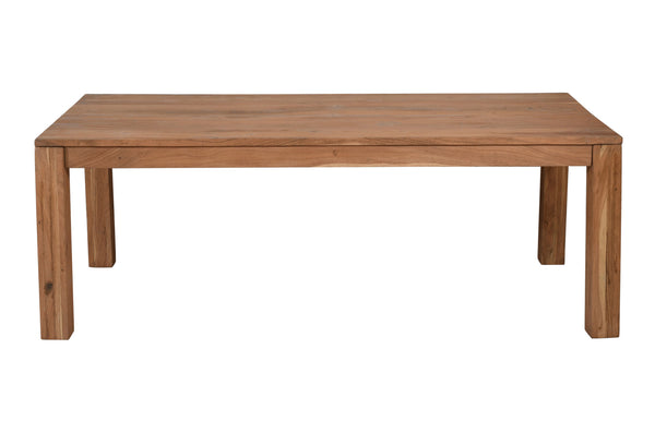 Homeroots 84" Natural Rectangular Solid Wood Dining Table   488700