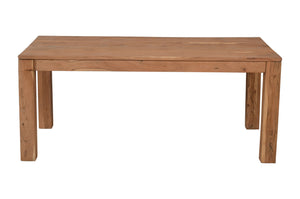 Homeroots 72" Natural Rectangular Solid Wood Dining Table   488701