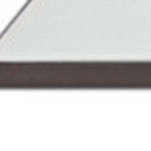 Homeroots 39" White And Clear Glass Square Coffee Table With Shelf   488708