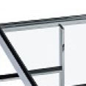 Homeroots 47" Silver And Clear Glass Rectangular Coffee Table   488721