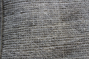 Homeroots 18" Gray Wool Cube Pouf Ottoman   488729