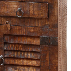 Homeroots 30" Honey Brown One Drawer Nightstand   488753