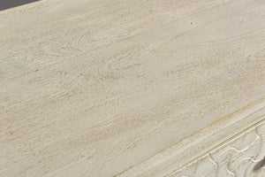 Homeroots 30" White Four Drawer Nightstand   488763