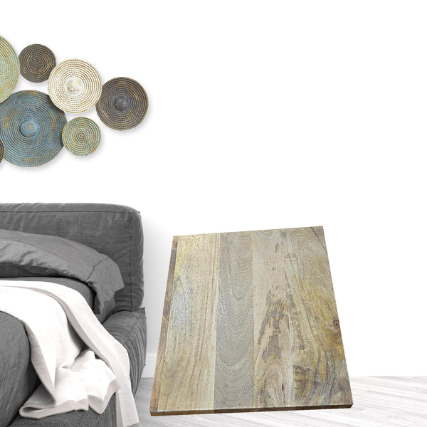 Homeroots 25" Natural Two Drawer Nightstand   488772