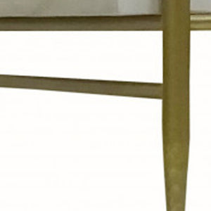 Homeroots 28" White Two Drawer Nightstand   488774