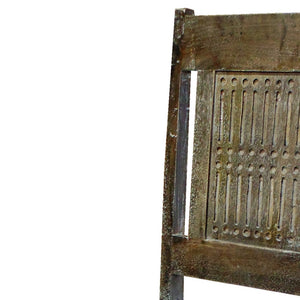 Homeroots Set Of Two Brown Wood Slat Back Dining Side Chairs  Wood 488778