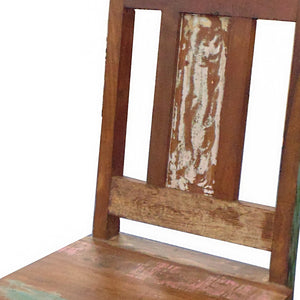 Homeroots Set Of Two Brown Wood Slat Back Dining Side Chairs  Wood 488815