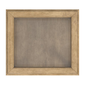 Homeroots 25" Beige Distressed Glass And Solid Wood End Table   488943