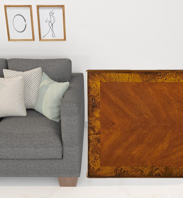 Homeroots 24" Brown End Table With Shelf   488950