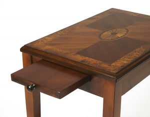 HomeRoots 25" Rustic Brown End Table with Shelf - Vintage Charm, Durable Wood, Perfect for Small Spaces & Accents 488958