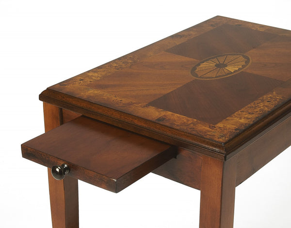 HomeRoots 25" Rustic Brown End Table with Shelf - Vintage Charm, Durable Wood, Perfect for Small Spaces & Accents 488958