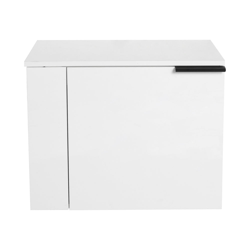 English Elm 24" Modern Bathroom Vanity Cabinet For Large Spaces - Stylish Storage & Customizable Sink Options W1972P204942