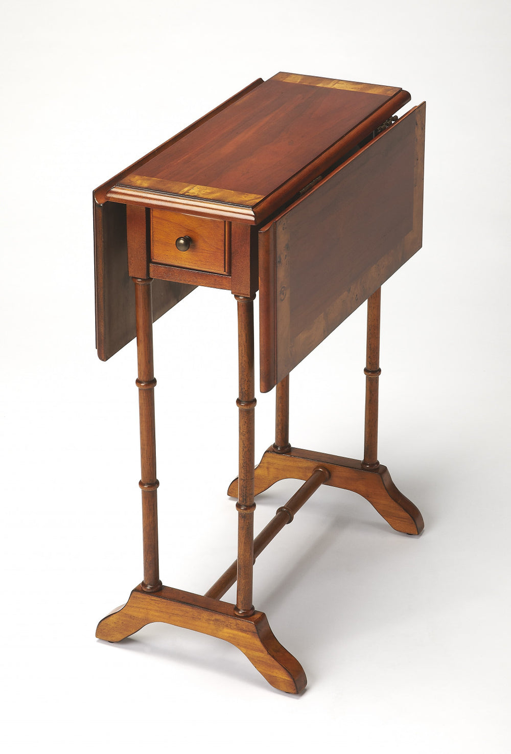 Homeroots 26" Olive Ash Solid And Manufactured Wood Rectangular End Table With Drawer   489006