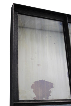 HomeRoots 72" Black Metal Framed Vintage Hanging Mirror – Full-Length Antiqued Glass for Elegant Style & Function 489208