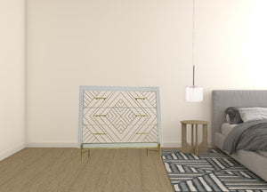 Homeroots 38" Ivory Solid Wood Three Drawer Dresser  Solid Wood 489226