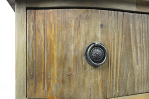 Homeroots 44" Natural Solid Wood Three Drawer Dresser  Solid Wood 489227