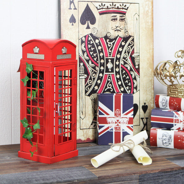 Homeroots 17" Red And Silver Metal Hand Painted Figurine  Metal 489423