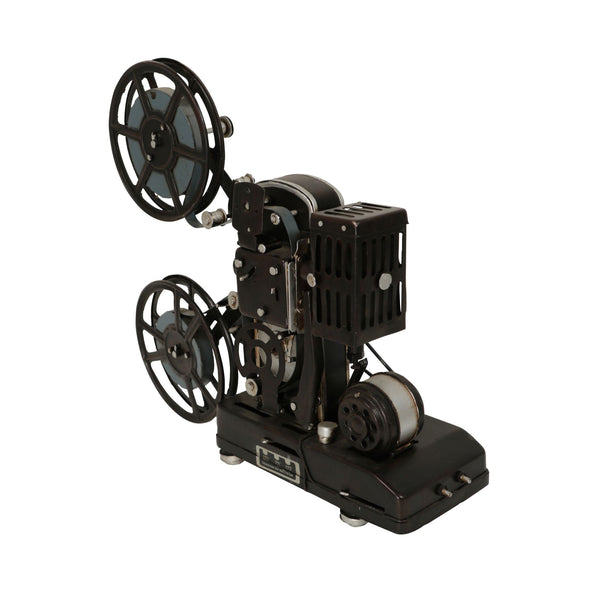 Homeroots 11" Black And Silver Metal Movie Hand Painted Figurine  Metal 489456