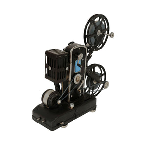 Homeroots 11" Black And Silver Metal Movie Hand Painted Figurine  Metal 489456