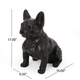 Christopher Knight Home® - Noble House - Delamore Outdoor French Bulldog Garden Statue