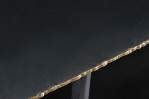 Homeroots 48" Gray Iron Floor Shelf Console Table With Shelves   489498