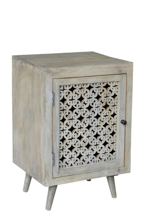 Homeroots 30" Gray Wash Nightstand   489576