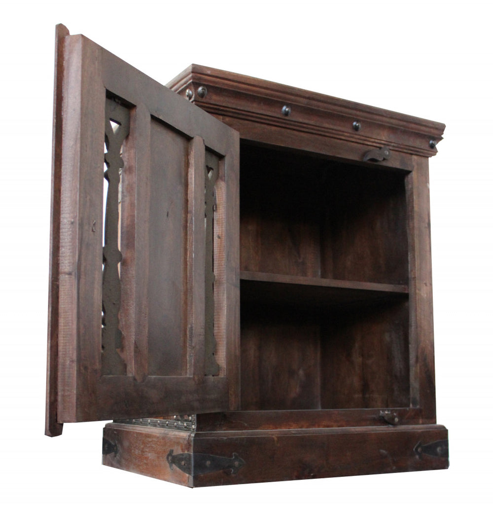 Homeroots 30" Brown Nightstand   489577