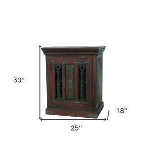 Homeroots 30" Brown Nightstand   489577