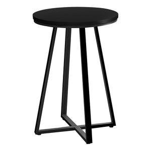 Homeroots 22" Black Round End Table   489667