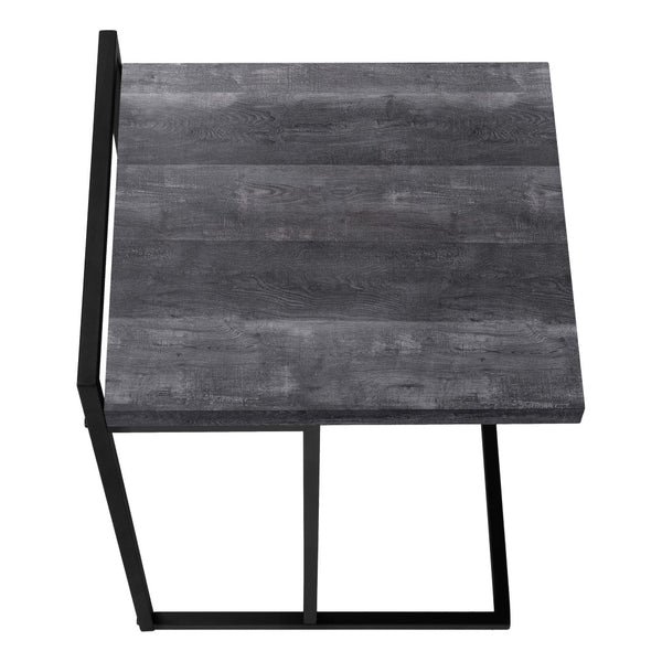 HomeRoots 27" Black Distressed Reclaimed Wood and Metal End Table - Vintage Charm for Any Room, Fully Assembled 489683