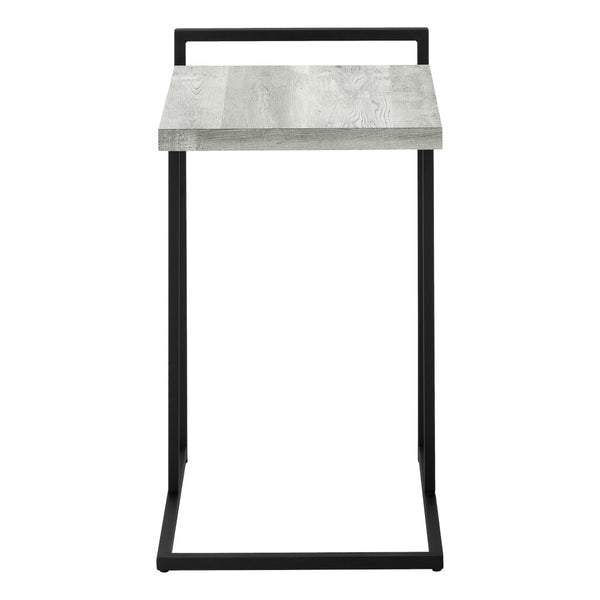 HomeRoots 27" Rustic Industrial Gray Reclaimed Wood and Metal End Table - Charming, Versatile Design for Any Room 489686