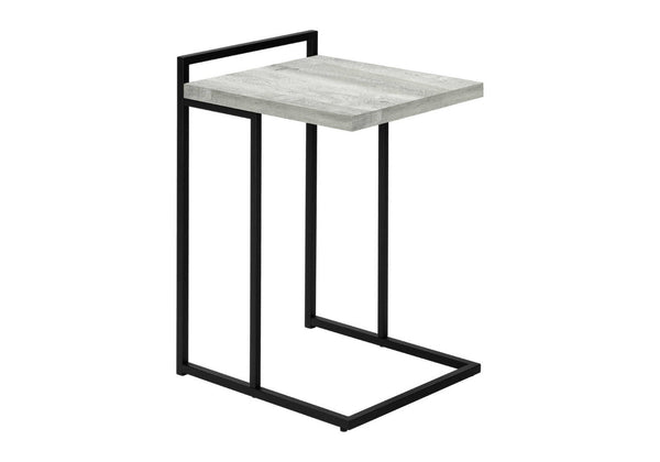 HomeRoots 27" Rustic Industrial Gray Reclaimed Wood and Metal End Table - Charming, Versatile Design for Any Room 489686