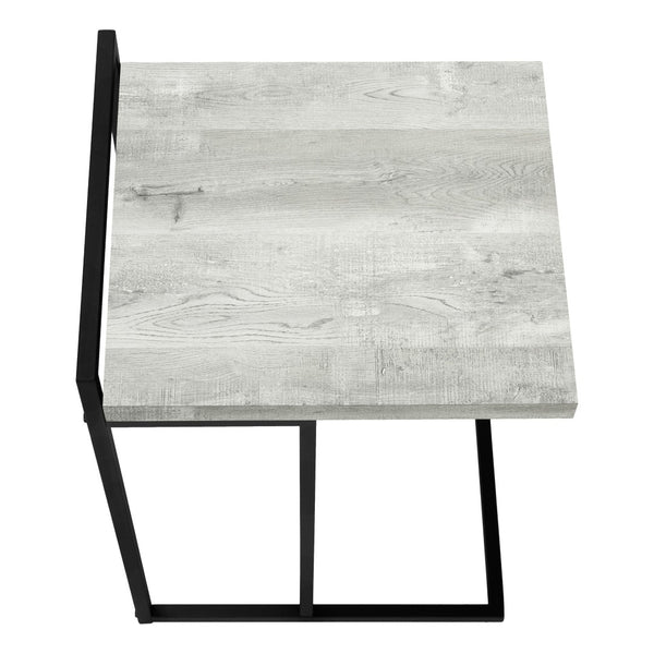 HomeRoots 27" Rustic Industrial Gray Reclaimed Wood and Metal End Table - Charming, Versatile Design for Any Room 489686