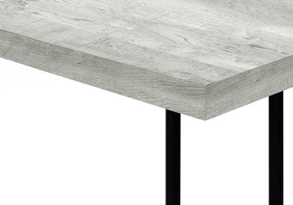 HomeRoots 27" Rustic Industrial Gray Reclaimed Wood and Metal End Table - Charming, Versatile Design for Any Room 489686